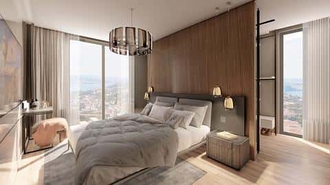 Appartements modernes d'Istanbul Uskudar avec vue sur la ville et la mer : à vendre — 10/17