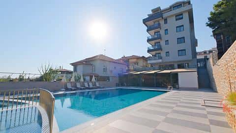 Achetez des appartements de 1 et 3 chambres à Alanya Kestel, près de la plage et avec piscine — 2/36
