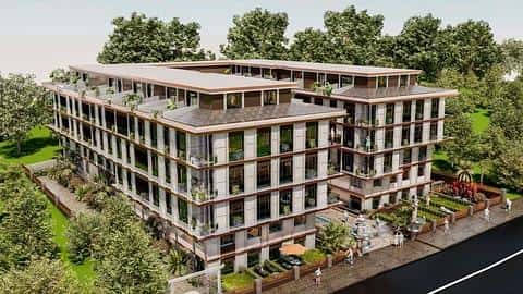 Complexe chic avec une vue imprenable à Beylikduzu, Istanbul — 7/12
