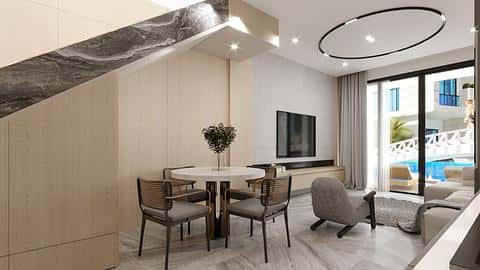 Découvrez Alanya : Villa de 2 chambres à vendre à Konakli avec vue sur la mer — 10/46