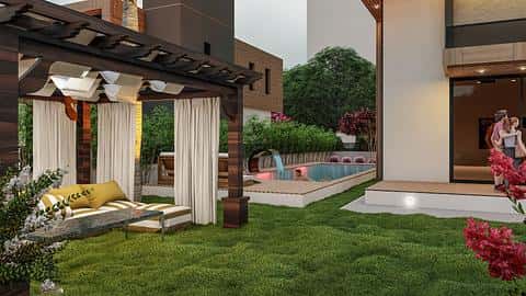 Charmante villa de 4 chambres avec piscine, à 150 m de la plage dans le district d'Erdemli à Mersin — 3/31