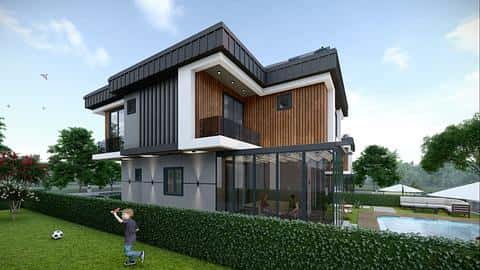 Villa avec vue sur la mer à Beylikduzu, Istanbul avec piscine privée et 7 chambres à vendre — 2/23