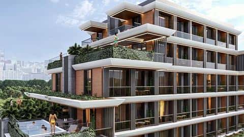 Appartements au design époustouflant situés à Altintas, Aksu — 2/27