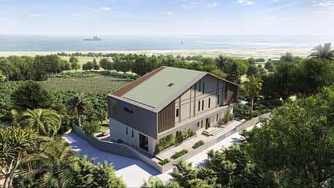 À vendre : villa luxueuse de 7 chambres à Buyukcekmece, Istanbul avec vue sur la mer — 3/15
