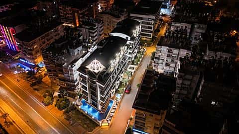 Premier ligne à la mer Appartement à vendre au centre d'Alanya | Revenus locatifs élevés — 8/48