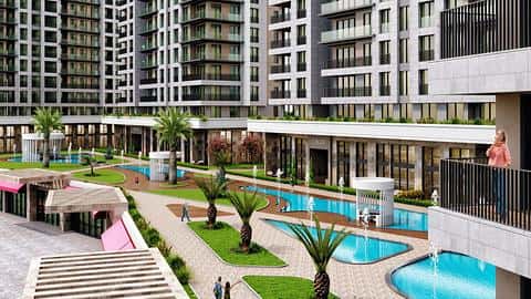 Appartement à Beylikdüzü, Istanbul avec 2 à 4 chambres et permis de résidence à vendre — 3/41