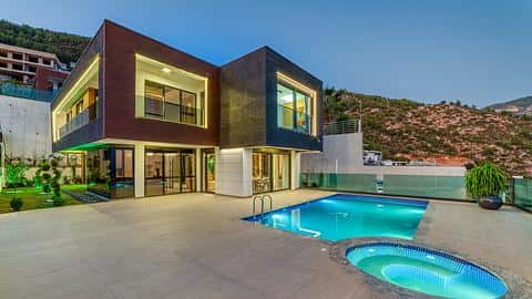 Villa avec vue sur mer et maison intelligente à vendre à Alanya Tepe - 4 chambres — 3/33
