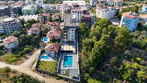 Achetez des appartements de 1 et 3 chambres à Alanya Kestel, près de la plage et avec piscine — 7/36