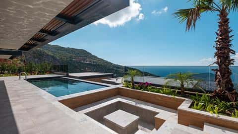 Villa de Luxe à Alanya Tepe avec Piscine Privée et Vue Mer Étonnante à Vendre — 6/26