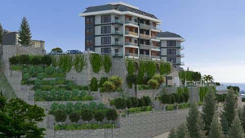Appartements de 1 à 3 chambres avec citoyenneté à vendre à Alanya Kargicak — 9/27