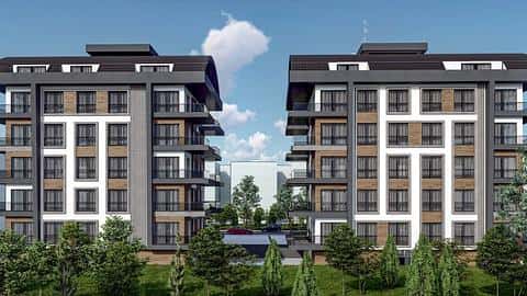 Appartements en centre-ville avec ascenseur à Mahmutlar, Alanya : 1 et 3 chambres à vendre — 2/6