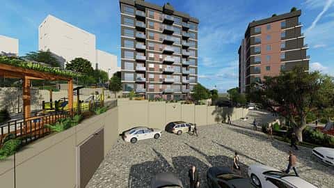 Beaux appartements modernes à vendre à Kagithane, istanbul — 4/8