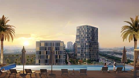 Levende liv i Dubais IMPZ: Moderne lejligheder med en fantastisk udsigt — 3/9
