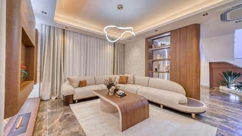 Villa approuvée pour la citoyenneté avec 7 chambres et piscine privée à Alanya Bektas — 8/45