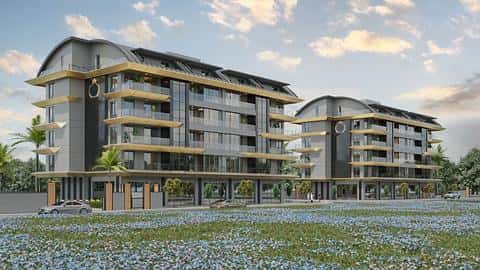 Appartements à vendre à Alanya Kargicak - 1, 2, 3 chambres avec piscine, près de la mer et de la citoyenneté — 4/12