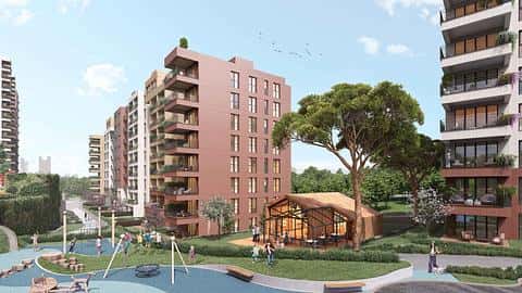 Appartement à vendre à Umraniye, Istanbul : options de 3, 4 et 2 chambres avec permis de résidence — 2/9