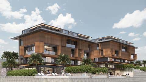 Appartements modernes avec piscine : 2 et 3 chambres à vendre à Hasbahce Alanya — 5/28