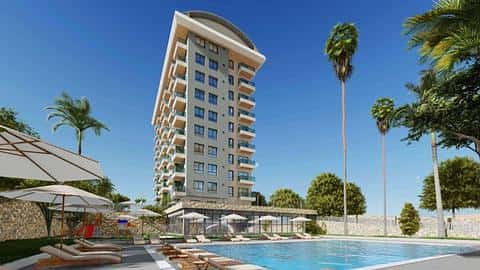 Propriété à vendre à Mahmutlar, Alanya : appartements de 1, 2, 3 chambres avec piscine et salle de gym — 3/10