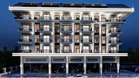 Opportunité d'investissement : appartements de 1 ou 2 chambres à vendre à Kargicak, Alanya avec piscines — 10/21