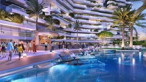 1-Makuuhuoneen Asuminen DAMAC Hills Dubaissa — 7/12