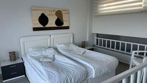 Appartement d'une chambre avec vue sur la mer et piscine à Esentepe, Girne — 5/48