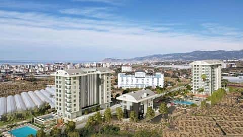 Propriété à vendre à Mahmutlar, Alanya : appartements de 1, 2, 3 chambres avec piscine et salle de gym — 10/10