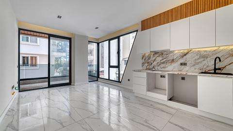 Investeer in een appartement in Centraal Alanya met zwembad en verblijfsvergunning