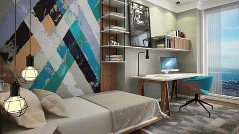 À vendre : appartements 1, 2, 3 chambres à Kadiköy Istanbul avec permis de résidence et vue sur la mer — 10/19