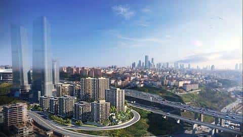 À vendre : appartements de Kagithane à Istanbul central - Idéal pour la citoyenneté et la vie de famille — 2/22