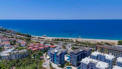 Appartement 1 Chambre en Front de Mer à Alanya Kargicak à Vendre avec licence Airbnb — 4/13