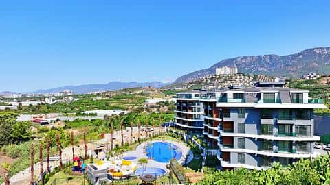 Achetez un Appartement 2 Chambres à Alanya Kargicak, Antalya avec Piscine — 4/38