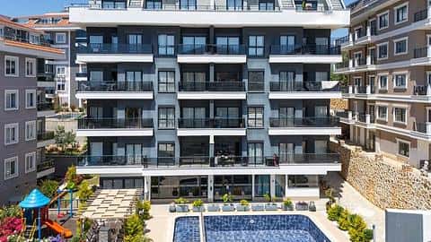 Appartement 1+1 Meublé à Vendre à Oba, Alanya — 4/22