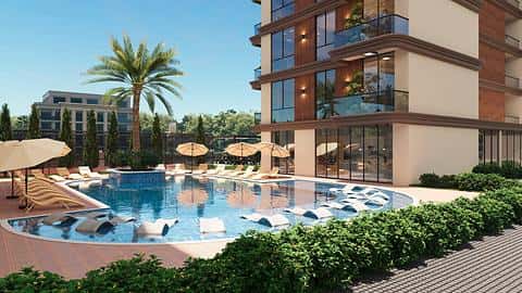 Appartements de Luxe 1+1, 2+1 & 3+1 Près de la Mer à Alanya — 4/28