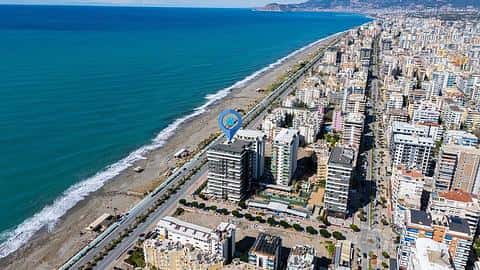 Mieszkanie 2+1 na sprzedaż przy samej plaży z pełnym widokiem na morze w Mahmutlar, Alanya — 4/44