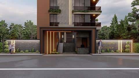 Luxueux appartements de deux chambres dans le quartier animé de Konyaaltı — 2/33