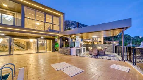 Villa 4+1 avec vue sur la mer à Alanya avec citoyenneté turque — 6/25