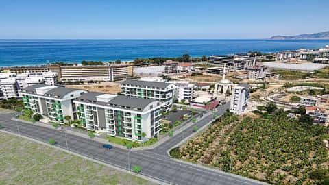 Appartements Kargicak Alanya à vendre, 1 et 2 chambres, près de la mer — 2/15