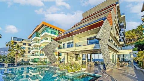 Appartements à vendre à Alanya Kargıcak, en bord de mer, avec une vue magnifique sur la mer: options 2+1, 3+1 et 4+1 — 3/51
