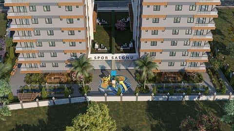 Appartement avec vue sur mer à vendre avec 2 et 3 chambres à Kucukcekmece, Istanbul — 2/16
