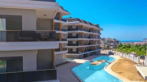 Appartements de Luxe avec Vue Panoramique sur la Mer et le Château à Alanya — 3/31