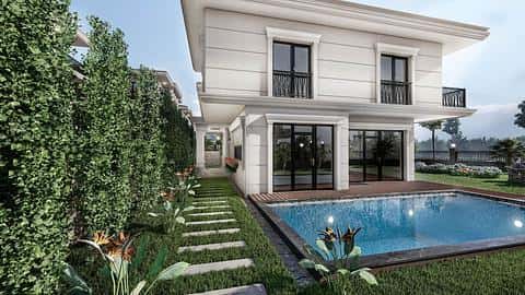 Villas luxueuses à acheter à Buyukcekmece : 5/7 chambres, piscines privées et permis de résidence — 4/33
