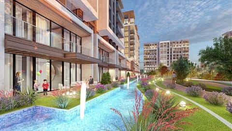 Achetez un appartement de 2, 3 ou 4 chambres avec piscine à Basaksehir, centre-ville d'Istanbul — 2/20