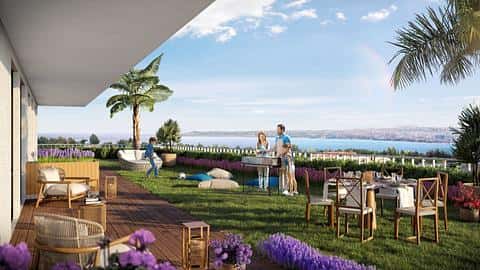 Superbe complexe avec une vue imprenable à Büyükcekmece — 7/24