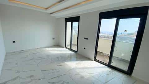 Appartement moderne de 3 chambres à vendre à Alanya, Kargicak avec accès à la piscine — 4/13