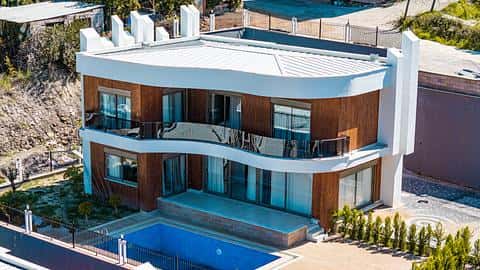 Villa à Oba avec 4 chambres à vendre, incluant la citoyenneté et vue sur la mer — 2/21