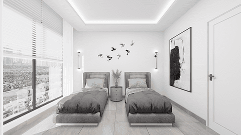 Appartements à vendre avec 1, 2 et 4 chambres en bord de mer à Mahmutlar, Alanya, Antalya — 10/36