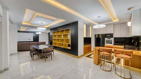 5+1 Luxury Sea View Villa for Sale in Alanya Tepe — 10/27