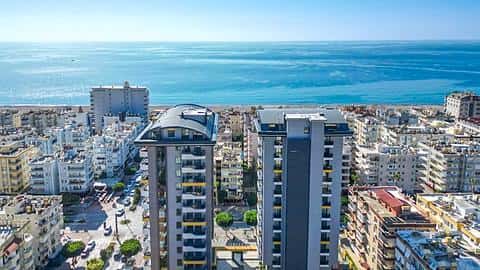 Appartement au centre-ville avec citoyenneté et vue sur la mer à Mahmutlar, Alanya — 3/20
