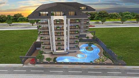 Appartement 1 chambre à vendre dans le centre d'Alanya avec citoyenneté — 7/10