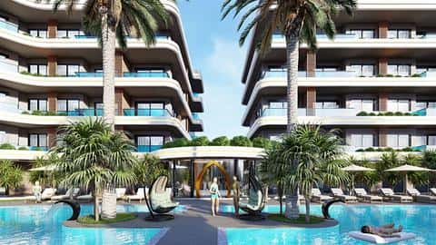 Appartements Alanya Oba à vendre : options de 1 et 2 chambres avec piscine — 3/28